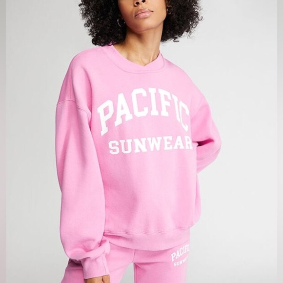 PacSun Sweaters - PacSun Pink Crewneck Sweatshirt - Size Ladies Medium